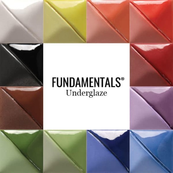 Kit de engobes Fundamentals® Underglazes 118 ml. 12 u.