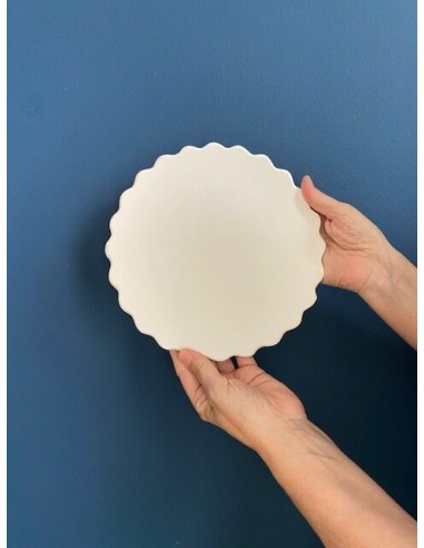 Plato borde curvas VOLDE 23 cm.