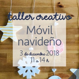 Taller creativo móvil navideño