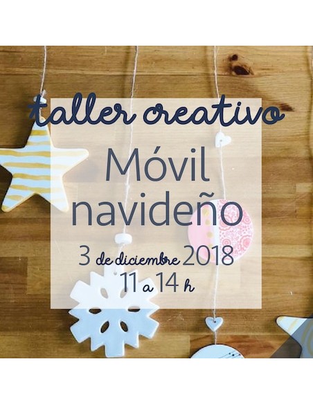 Taller creativo móvil navideño