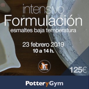 Formulación. Esmaltes baja temperatura