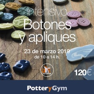 Curso intensivo botones y apliques de porcelana