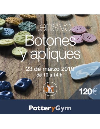 Curso intensivo botones y apliques de porcelana