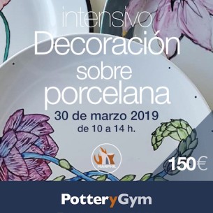 Curso Intensivo Decoración sobre Porcelana