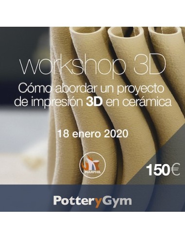 Workshop Impresión 3D cerámica