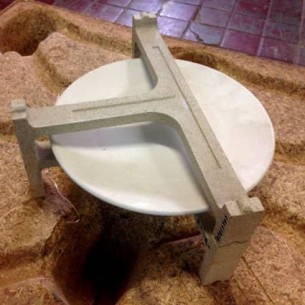 Soporte Platos Triangular 338x200x53 mm