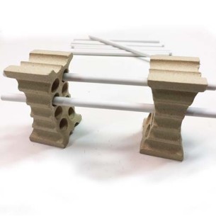 Tubo alúmina 300x15 mm 2