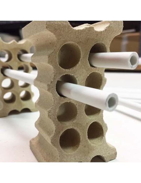 Tubo alúmina 300x15 mm