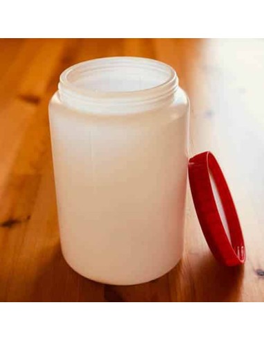 Bote plástico 2l. tapa roja