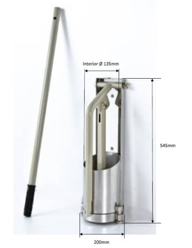 Extrusora para arcilla de pared