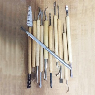 Kit Herramientas de Cerámica Detalle REF 2037