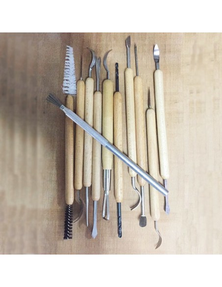 Kit Herramientas de Cerámica Detalle REF 2037