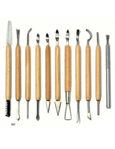 Kit Herramientas de Cerámica Detalle REF 2037