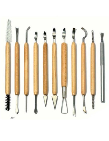 Kit Herramientas de Cerámica Detalle REF 2037