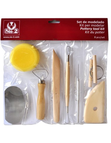 Kit Cerámica Iniciación 8 piezas