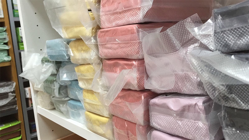 Porcelana de color